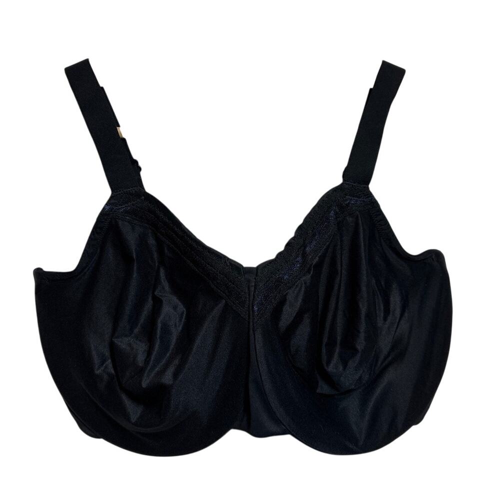 Wacoal Perfect Primer Full Figure Underwire Bra Black Sz 34I T-Shirt 855213 EUC